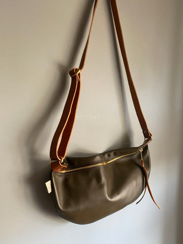 Large Half Moon bag, crossbody bumbag