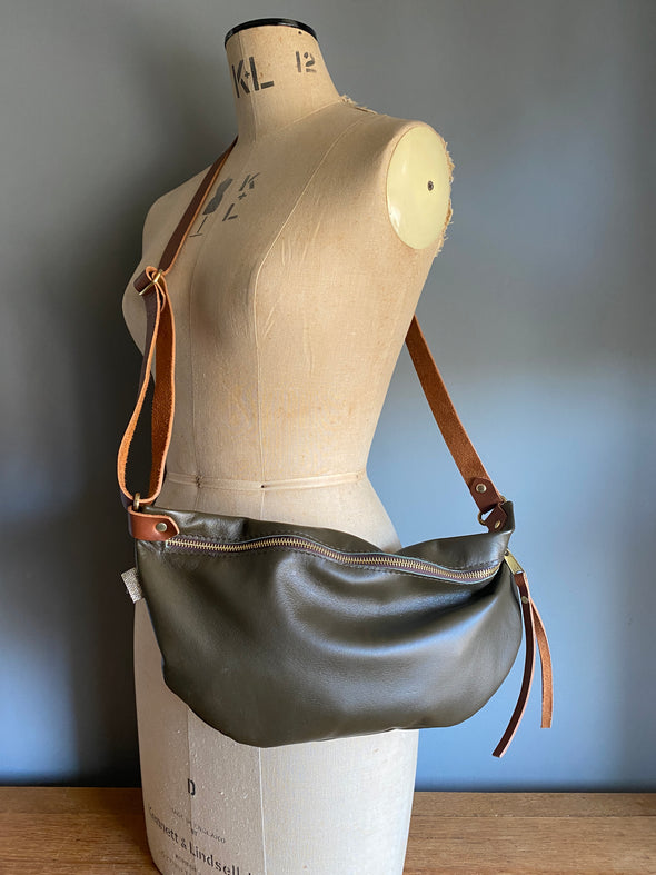 Large Half Moon bag, crossbody bumbag