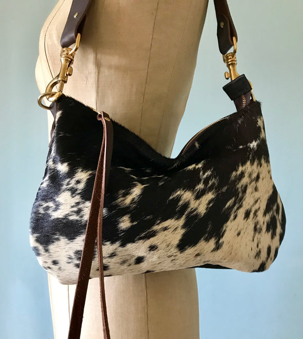 Sweet Dumpling - cowhair shoulder or crossbody bag