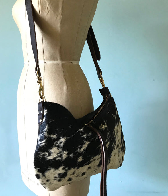 Sweet Dumpling - cowhair shoulder or crossbody bag