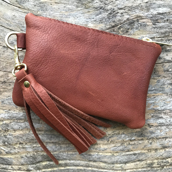 Small leather coin Shrimp purse