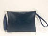 Navy blue leather Clarke clutch, blue leather iPad bag, iPad case, navy clutch purse