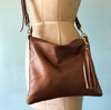 Bronze leather Miss Mason bag, metallic copper leather handbag, bronze evening purse, bronze leather crossbody bag