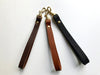 Leather wrist strap, key fob, leather key chain, brown leather wrist strap, black leather wrist strap